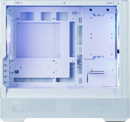 Zalman P30 AIR Gaming Mini Tower Κουτί Υπολογιστή με Πλαϊνό Παράθυρο και ARGB Φωτισμό Λευκό