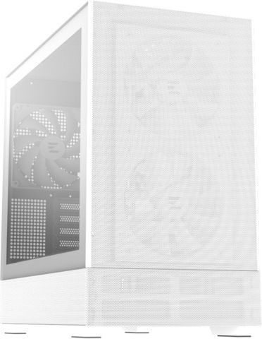 Zalman P30 AIR Gaming Mini Tower Κουτί Υπολογιστή με Πλαϊνό Παράθυρο και ARGB Φωτισμό Λευκό