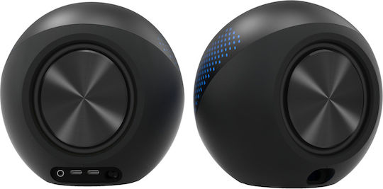 Creative Pebble X 2.0 Speakers with RGB and Bluetooth 30W Black