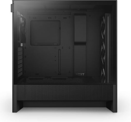 NZXT H5 (2024) Flow Gaming Midi Tower Κουτί Υπολογιστή με Πλαϊνό Παράθυρο και RGB Φωτισμό Μαύρο