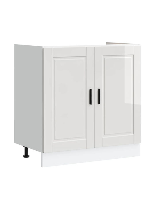 Sink Cabinet White 80x46x81.5pcs