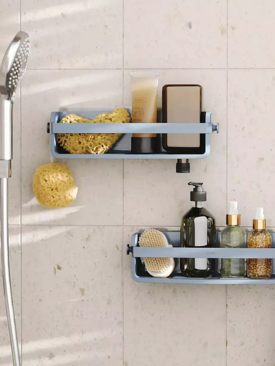 Umbra Wall Mounted Bathroom Shelf Metallic 33x12x9cm Black