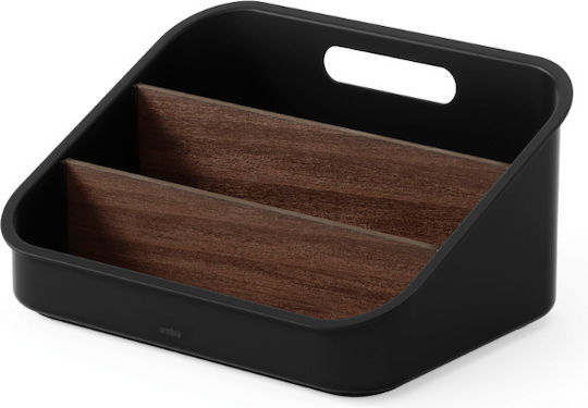 Umbra Kosmetikorganisator mit Trennzeichen Schwarz 26x20x13cm