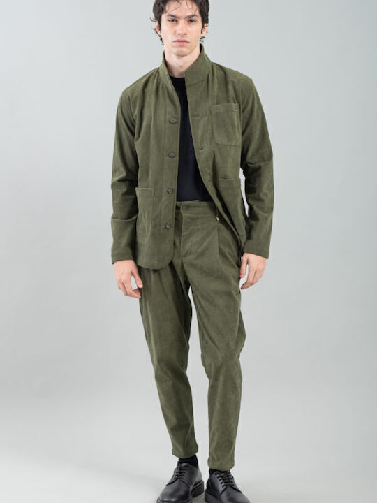Μακρυμάνικo Overshirt Olive 300-2425-Azzate