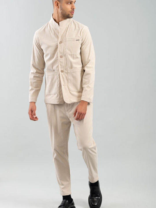 Overshirt Long-sleeved Shirt Azzate Stone