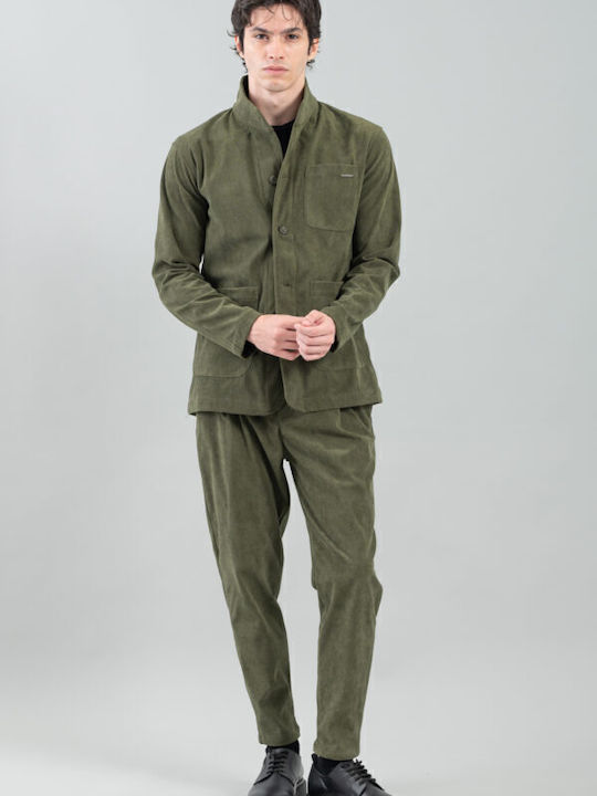 Μακρυμάνικo Overshirt Olive 300-2425-Azzate