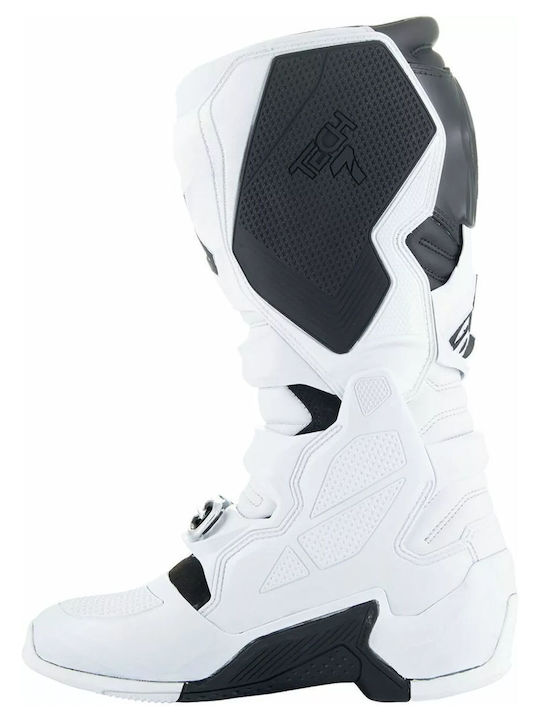 Alpinestars Tech 7 Мъжки Мотоциклетни Боти Мотокрос Бели