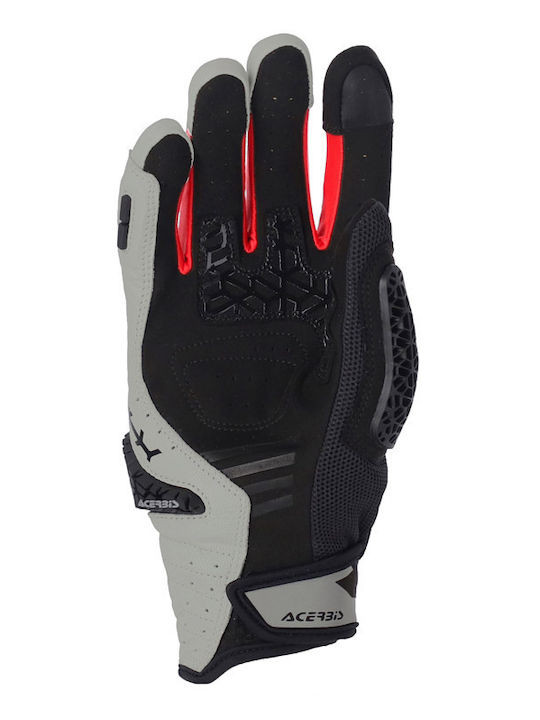 Acerbis Crossover Summer Men's Gloves Light Grey