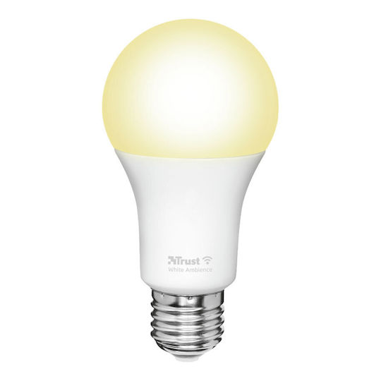 Trust Smart Λάμπα LED για Ντουί E27 Ρυθμιζόμενο Λευκό