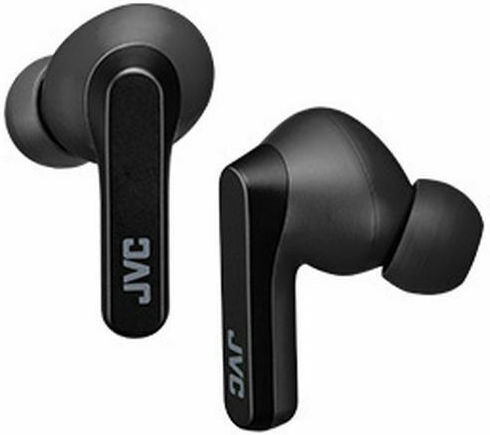 JVC HA-A9T In-ear Bluetooth Handsfree Ακουστικά με Αντοχή στον Ιδρώτα και Θήκη Φόρτισης Μαύρα