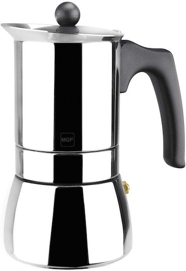 Magefesa Electric Stovetop Espresso Pot Inox Negru
