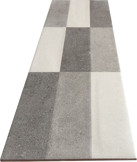 Keratile Cell Floor / Kitchen Wall / Bathroom Matte Tile 75x25cm Desert Grey