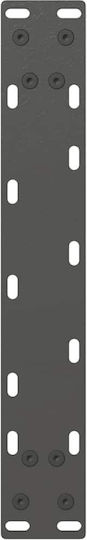 vidaXL Metallic Furniture Foot 2 Pieces Suitable for Table / Coffee Table 28x72x72cm Anthracite