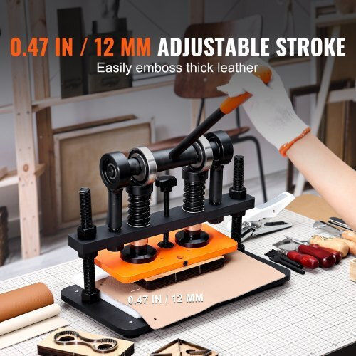 Vevor Leather Cutting Machine Manual Embossing Press Plate 10.2 X 4.7 In Sdslpgyhj26xwnzx0v0