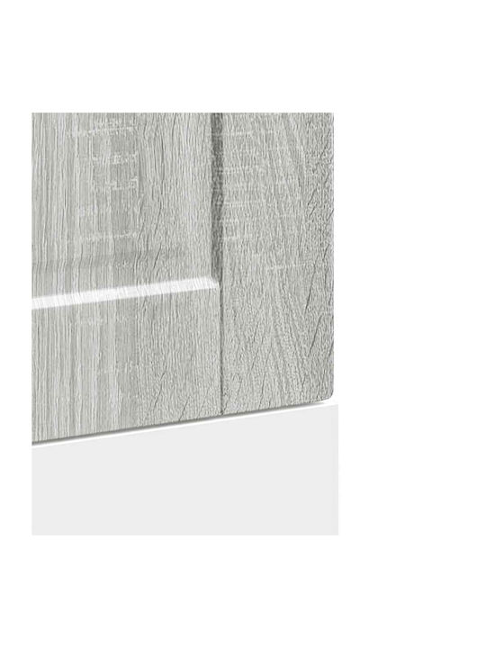 Vidaxl Panou Mașină de Spălat Vase Porto Gri Sonoma 45x1.5x67 Cm