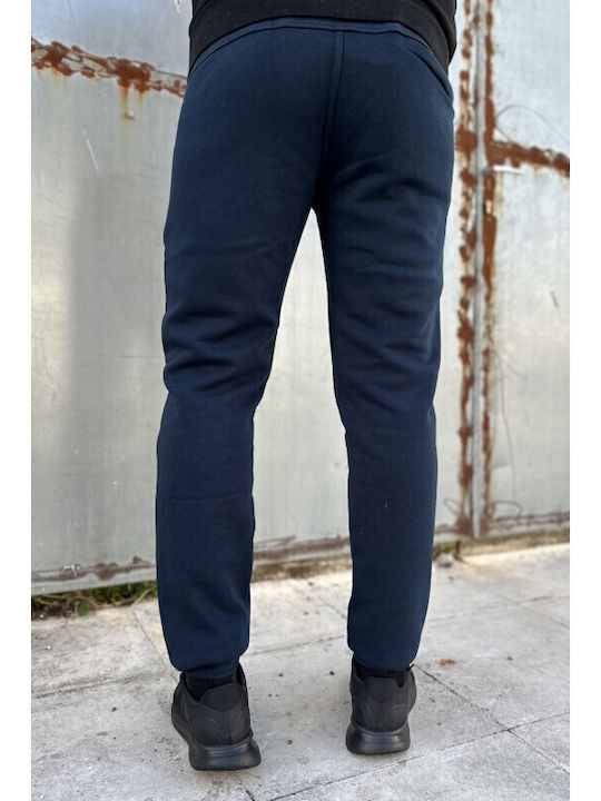 Sweatpants with Elastic BLUE NAVY