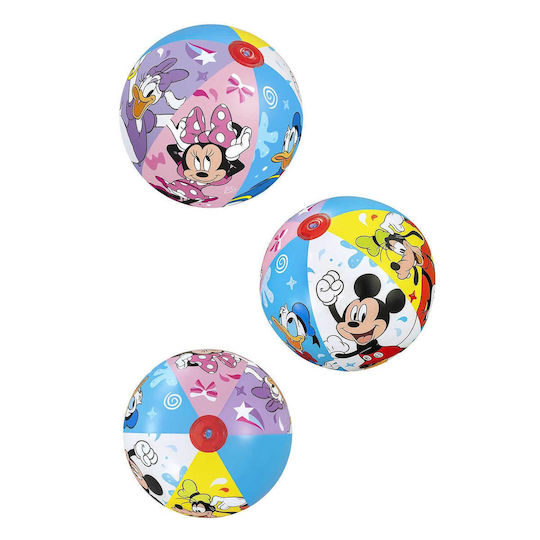 Bestway Mickey Надуваема топка за плаж 51 см.