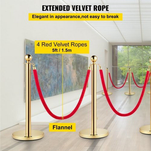 Vevor Safety Barrier Post Red QTGLZJSBXGZ643A9QV0