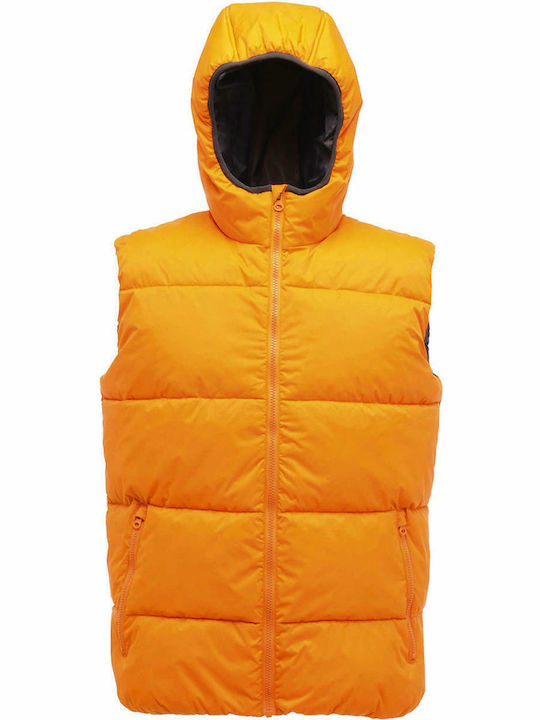 Ärmellos Jacke Puffer Orange