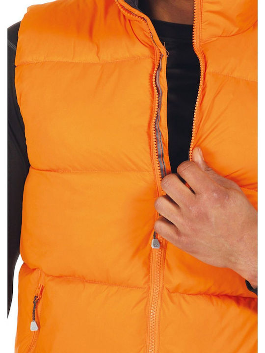 Ärmellos Jacke Puffer Orange