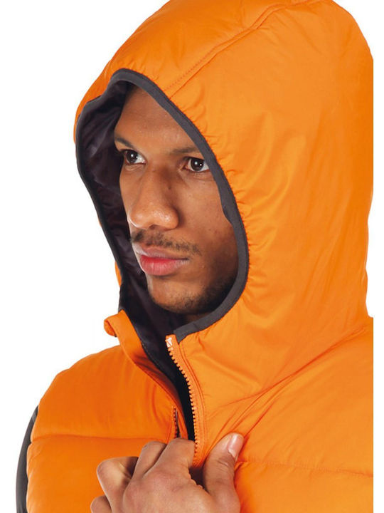 Ärmellos Jacke Puffer Orange
