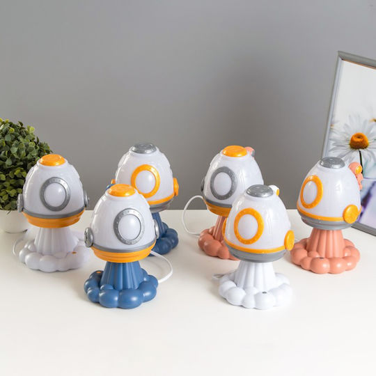 Keskor Kids Portable Lamp Space Ship Blue 19x13x13.5εκ.