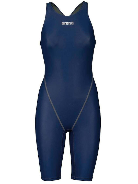 Arena Powerskin St Next Open Back 005873-75 Женски Състезателен Една част Бански за плуване Син