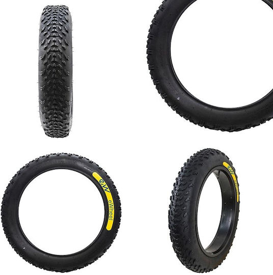 Ewheel Tire E-bike/fat-bike 20x4.00 Black Cmm265