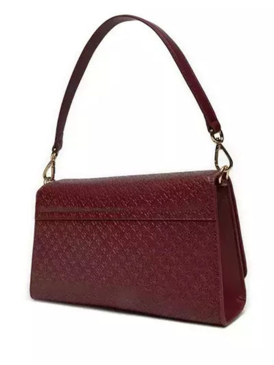 Tommy Hilfiger Leather Women's Bag Shoulder Red