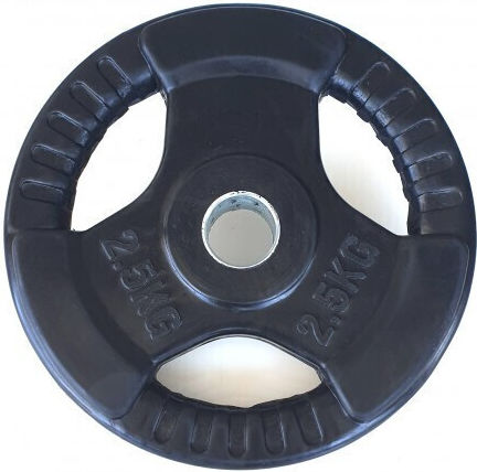 Liga Sport Set of Plates Rubber 1 x 2.5kg Ø28mm with Handles