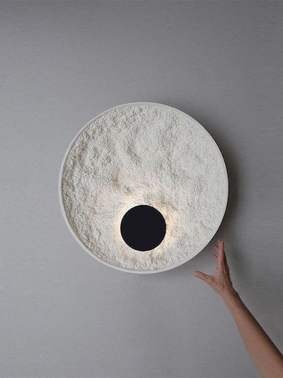 Lamp Wall with Integrated LED and Warm White Light Black 50cm