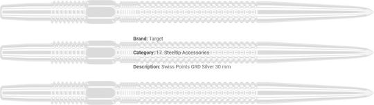 Puncte Swiss Grd Argintiu 30 Mm