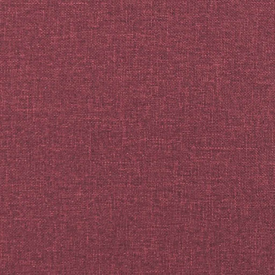 Relaxsessel Friseurwaschbecken mit Fußhocker Bordeaux 77x93x99cm