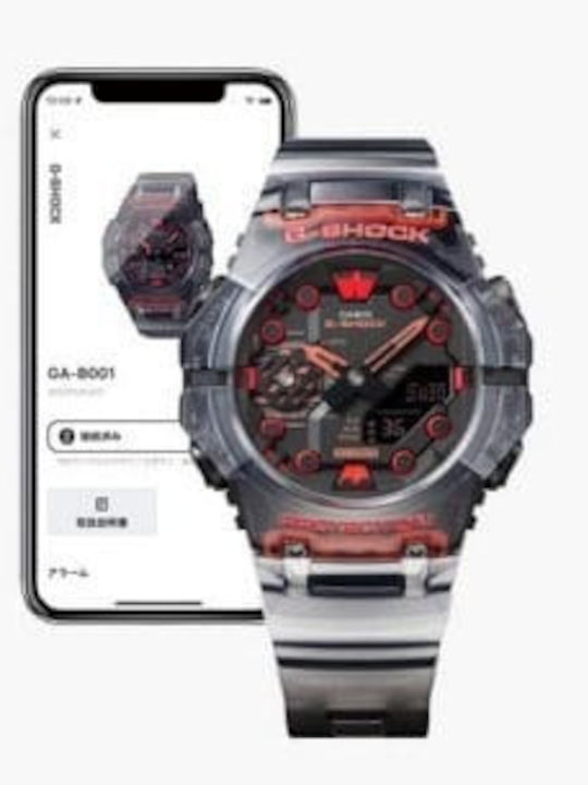 Casio G-shock Analog/Digital Men's Watch 46mm Chronograph Battery with Black Rubber Strap