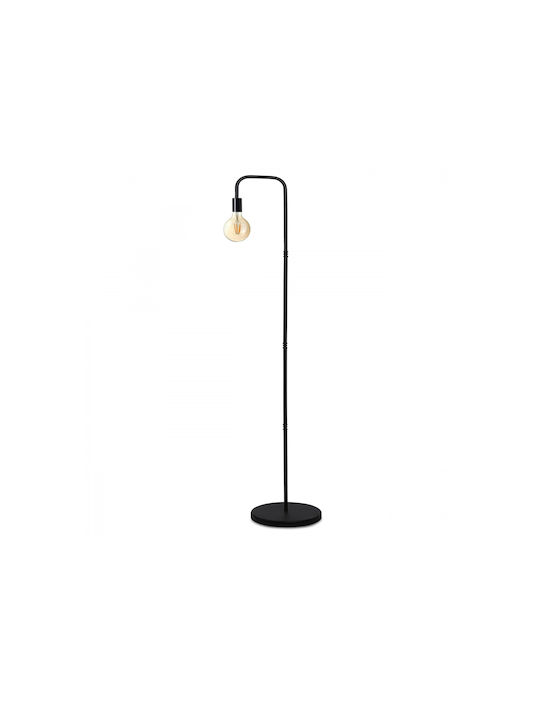 GloboStar Floor Lamp H151xW25cm. with Socket for Bulb E27 Black