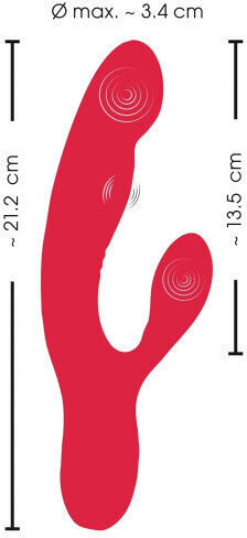 You2Toys Vibrator Rabbit 21cm Red