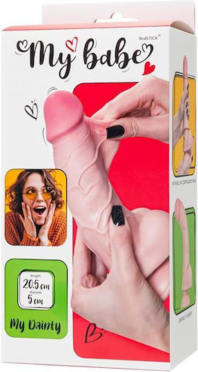 ToyFa Ρεαλιστικό Dildo με Όρχεις και Βεντούζα Flesh