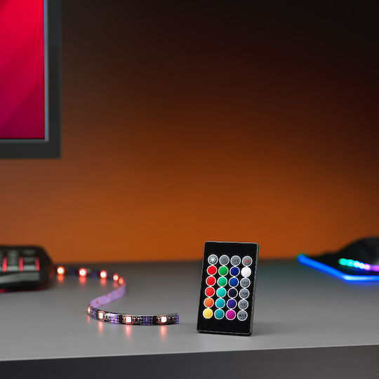 The Source LED Strip TV USB 5V 2m with Power Supply & Remote Control