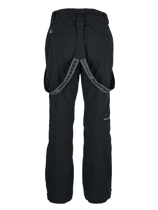 Northfinder NO-3975SNW-269 Ανδρικό Παντελόνι Σκι & Snowboard Soft Shell Μαύρο