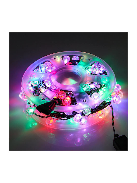 Χριστουγεννιάτικα Λαμπάκια Μπάλες 120 Led Rgb 30m Καρούλι Ip44 Bx-044 Oem Χριστουγεννιάτικα Λαμπάκια Μπάλες 120 Led Rgb 30m Καρούλι Ip44 Bx-044 Oem