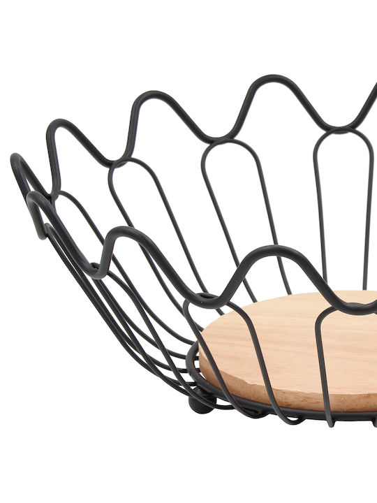 Keskor Fruitieră Metalic Negru 28x28x10buc