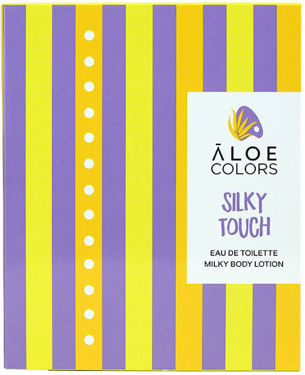 Aloe Colors Silky Touch Γυναικείο Σετ με Body Lotion 2τμχ