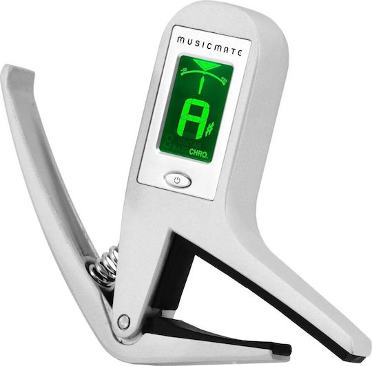 MusicMate Plastic Trigger Capo for Bass White