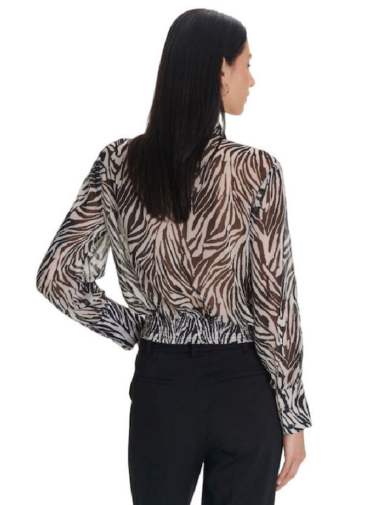 Ale - The Non Usual Casual Blouse Black/White 8920536