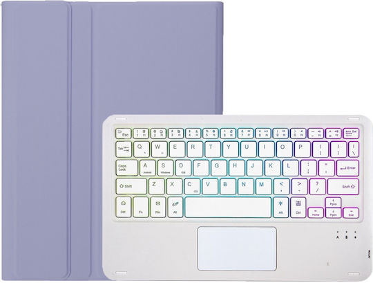 Flip Cover with Keyboard Purple (iPad 2022 10.9'')