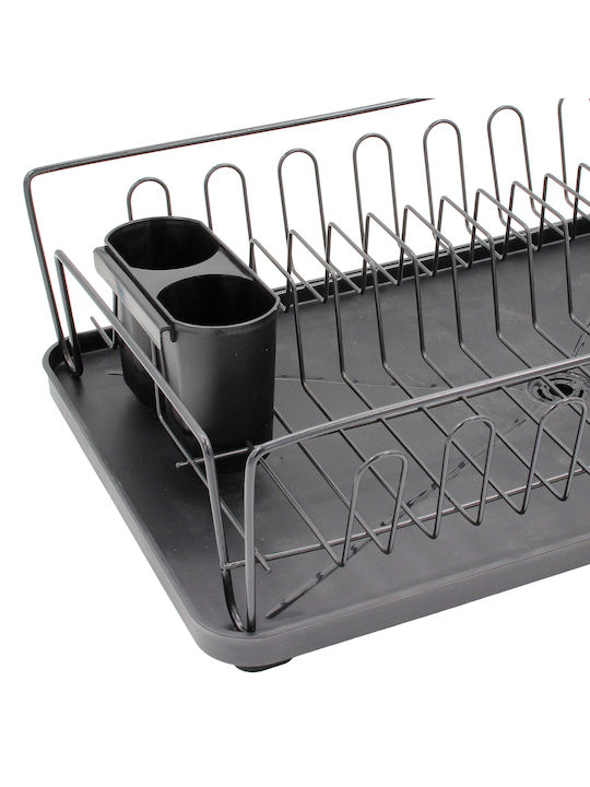 Keskor Sink Strainer Metallic Black 31x42x14.5cm