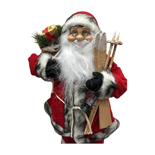 Santa Claus with Moving Red 30cm