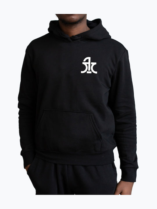 P-Line Sweatshirt with Hood Black