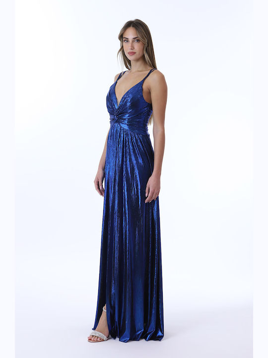 Farmaki Dress Evening Blue