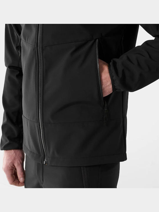 Trackshell M Χειμωνιάτικο Μπουφάν Softshell Αδιάβροχο και Αντιανεμικό Black